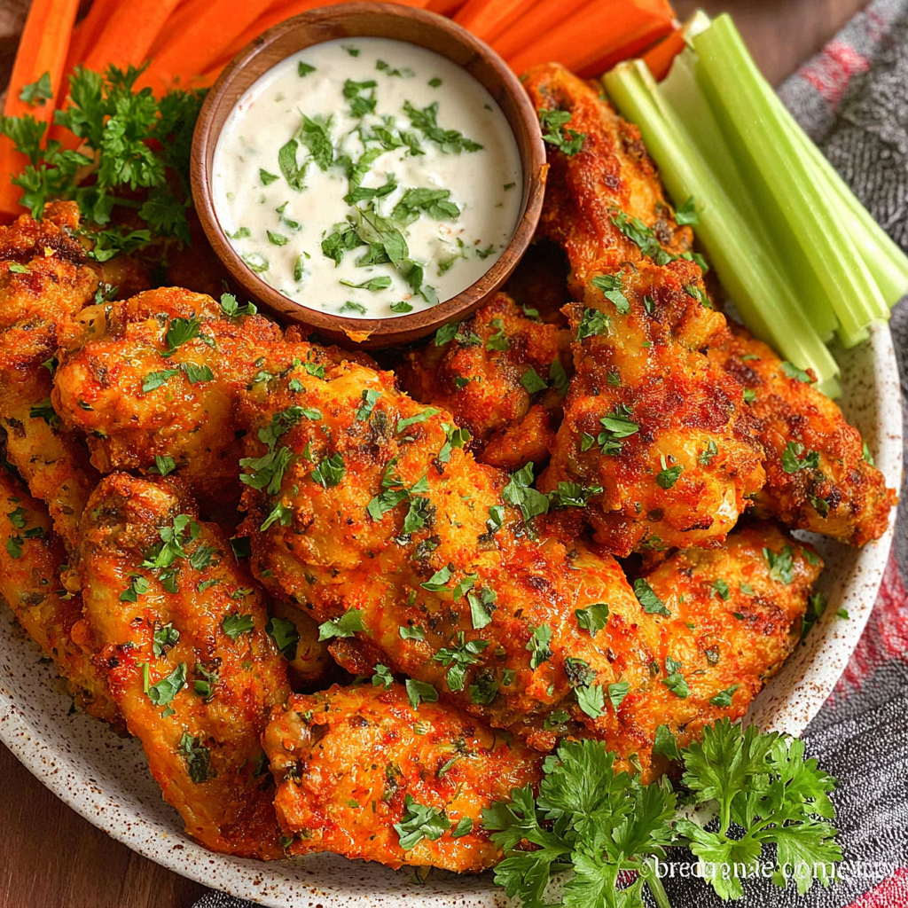 Baked Buffalo Wings