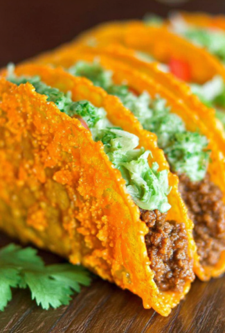 Low Carb Cheese Taco Shells
