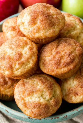 Mini Applesauce Muffins