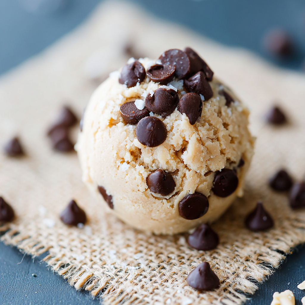 Quick & Easy Vegan Cookie Dough (Edible)