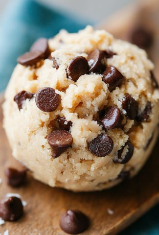 Quick & Easy Vegan Cookie Dough (Edible)