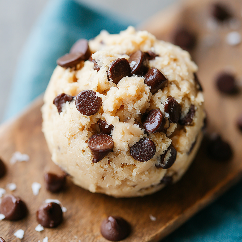 Quick & Easy Vegan Cookie Dough (Edible)