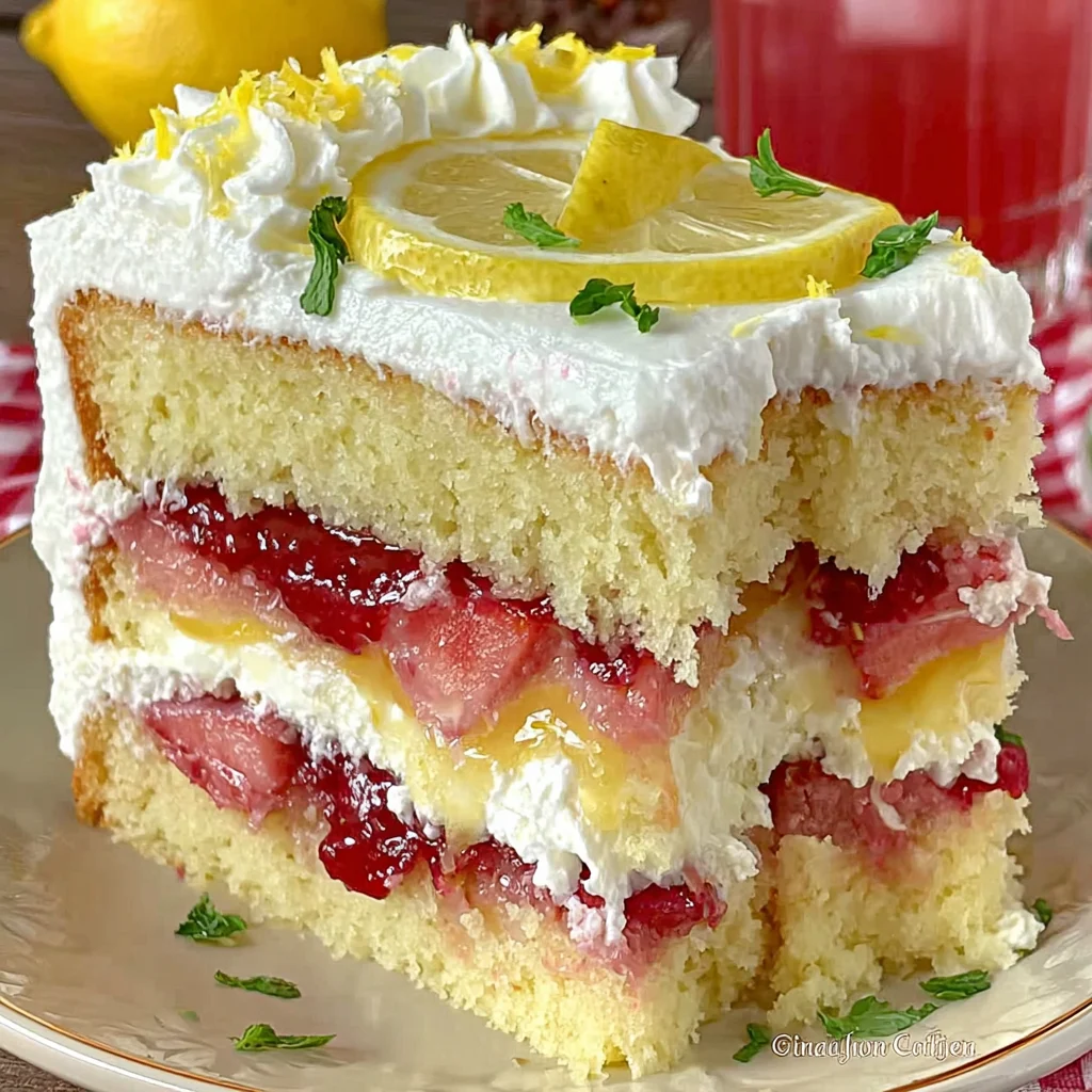 Strawberry Lemonade Cake