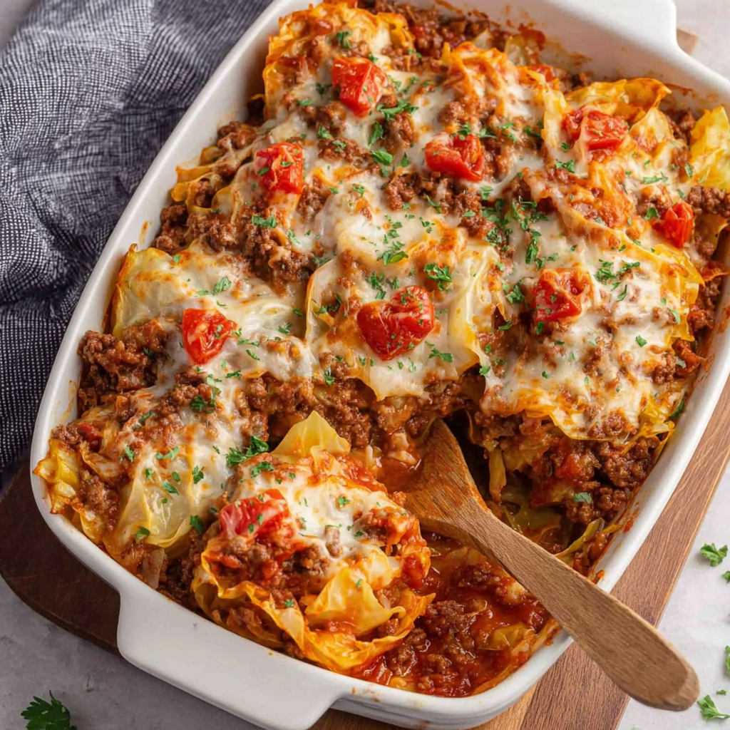 Stuffed Cabbage Roll Casserole