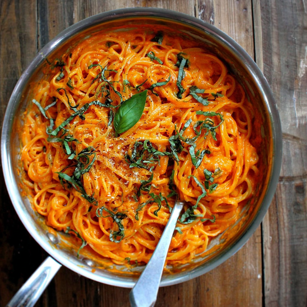 Tomato Cream Sauce Pasta