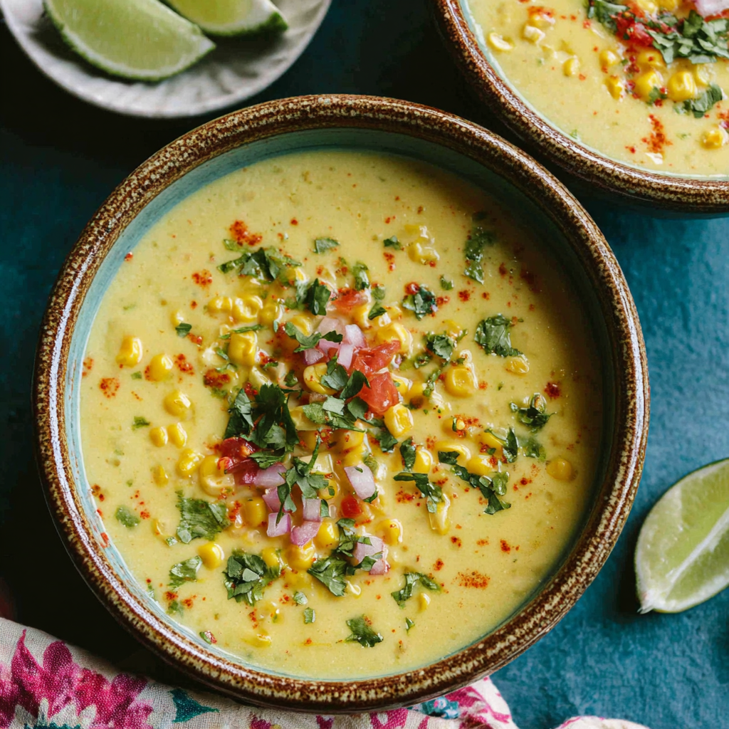 corn gazpacho soup