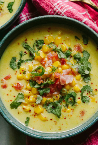 corn gazpacho soup
