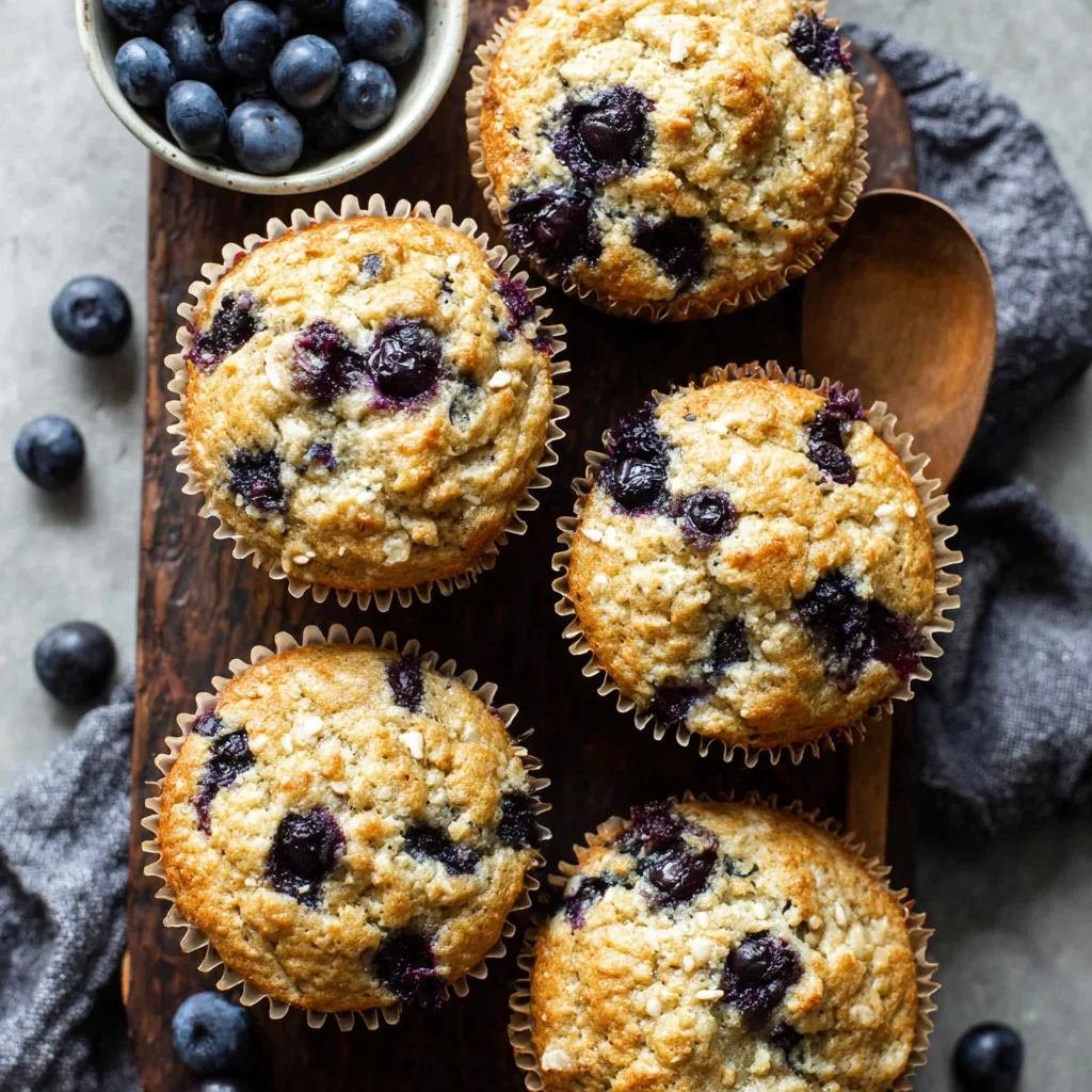 Blueberry Oatmeal Muffins