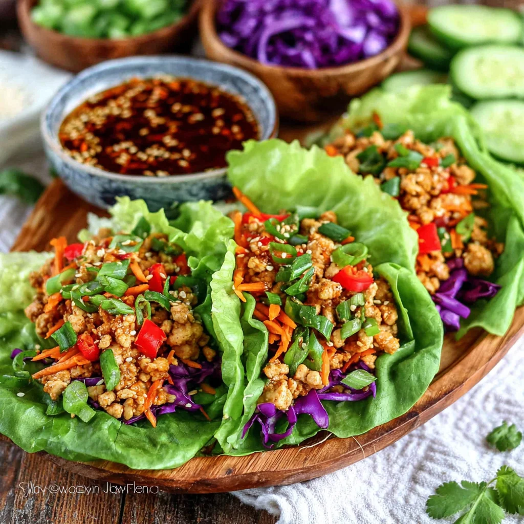 Chicken Lettuce Wraps