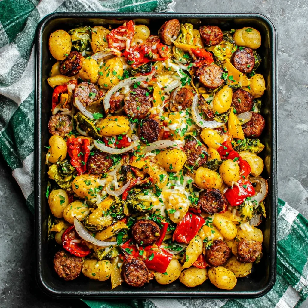 Gnocchi and Sausage