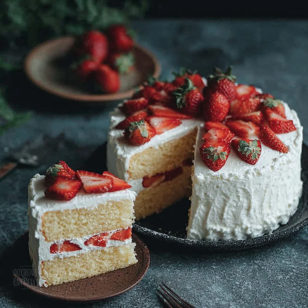 Japanese Strawberry Cake