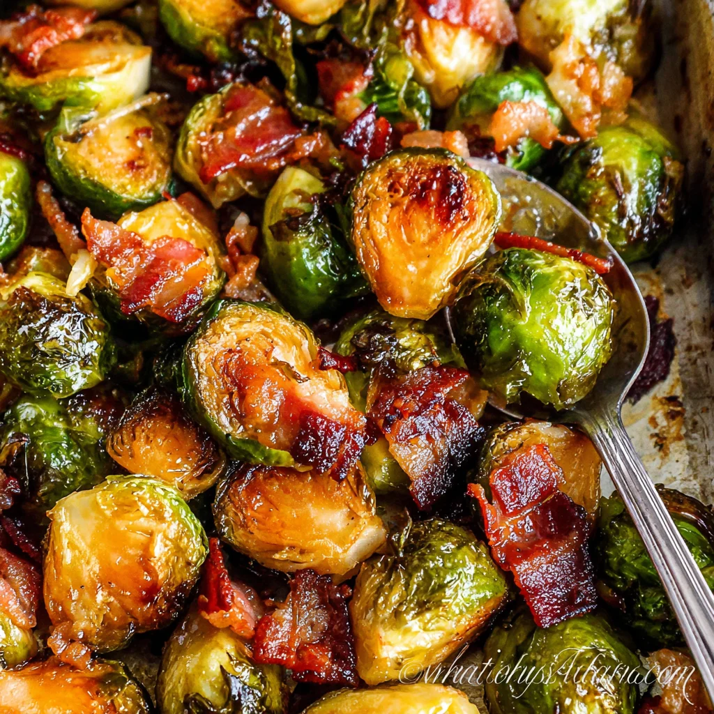 Maple Bacon Brussels Sprouts