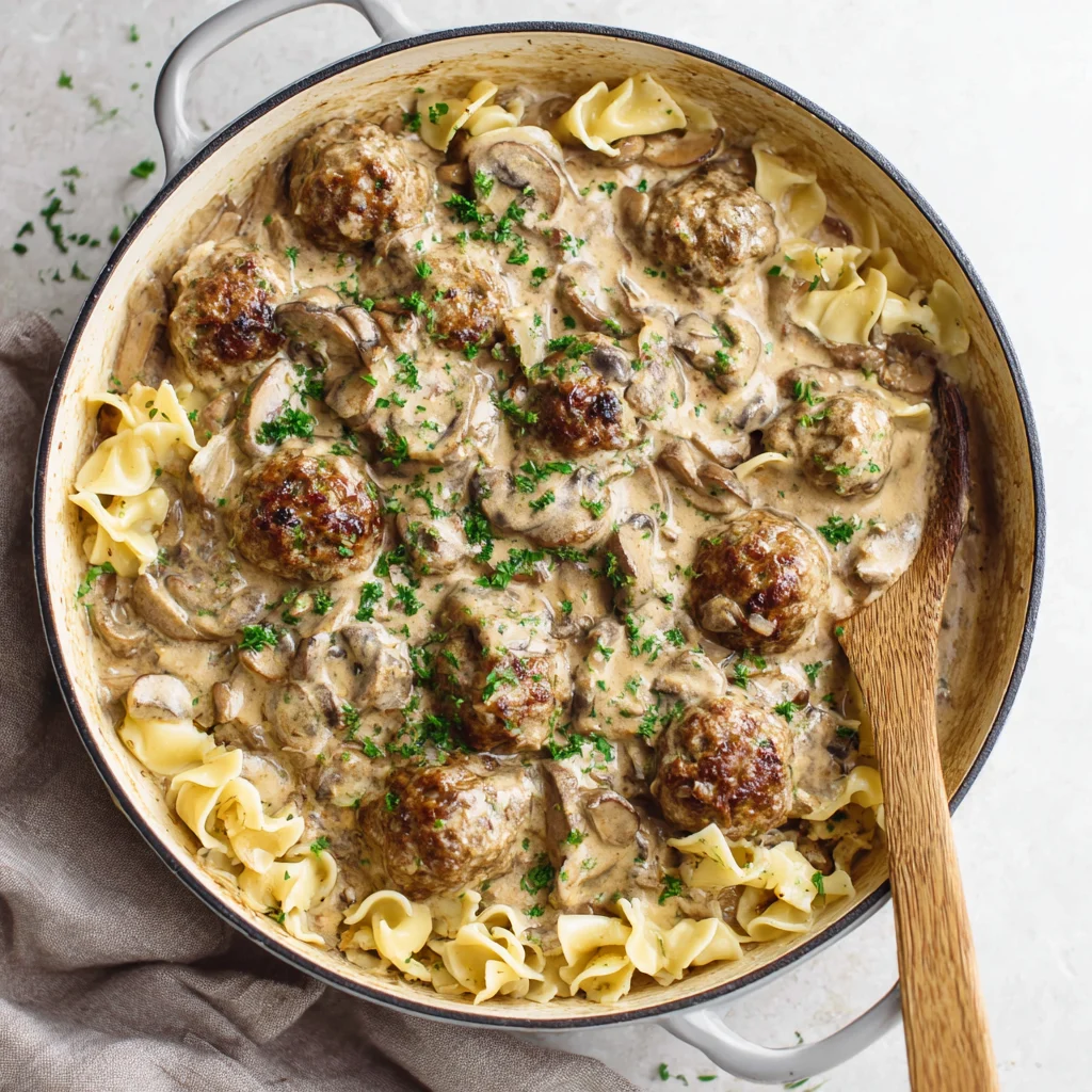 Meatball Stroganoff Recipe