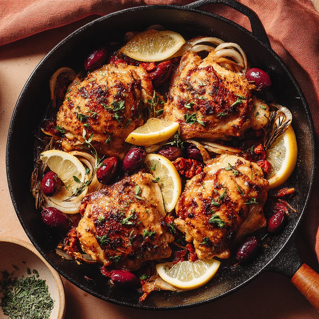 Mediterranean Chicken Thighs