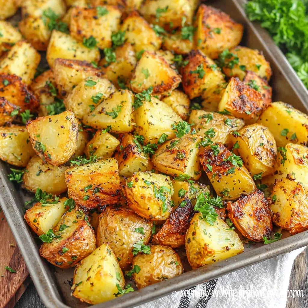 Oven roasted potatoes