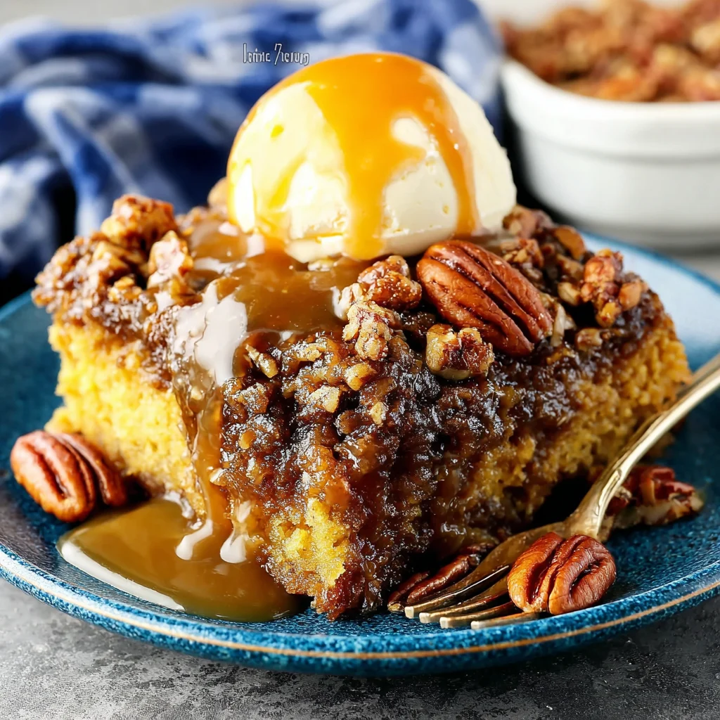 Pecan Pie Dump Cake