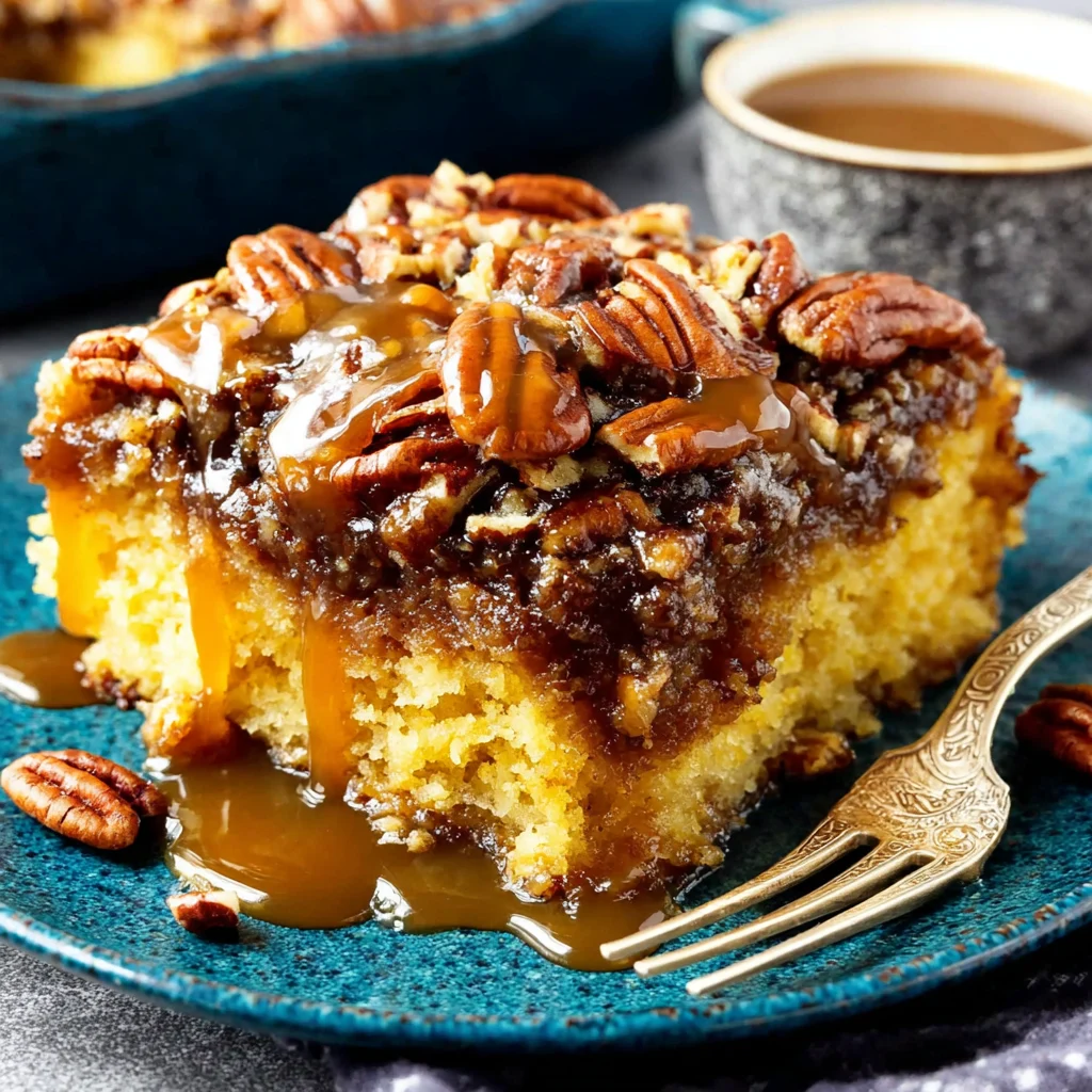 Pecan Pie Dump Cake