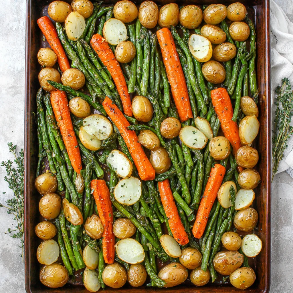 Roasted Vegetables Sheet Pan