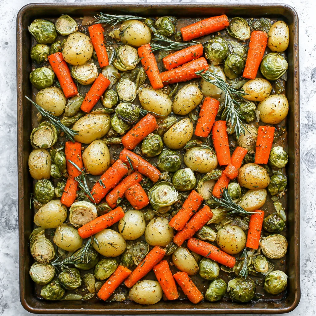 Roasted Vegetables Sheet Pan