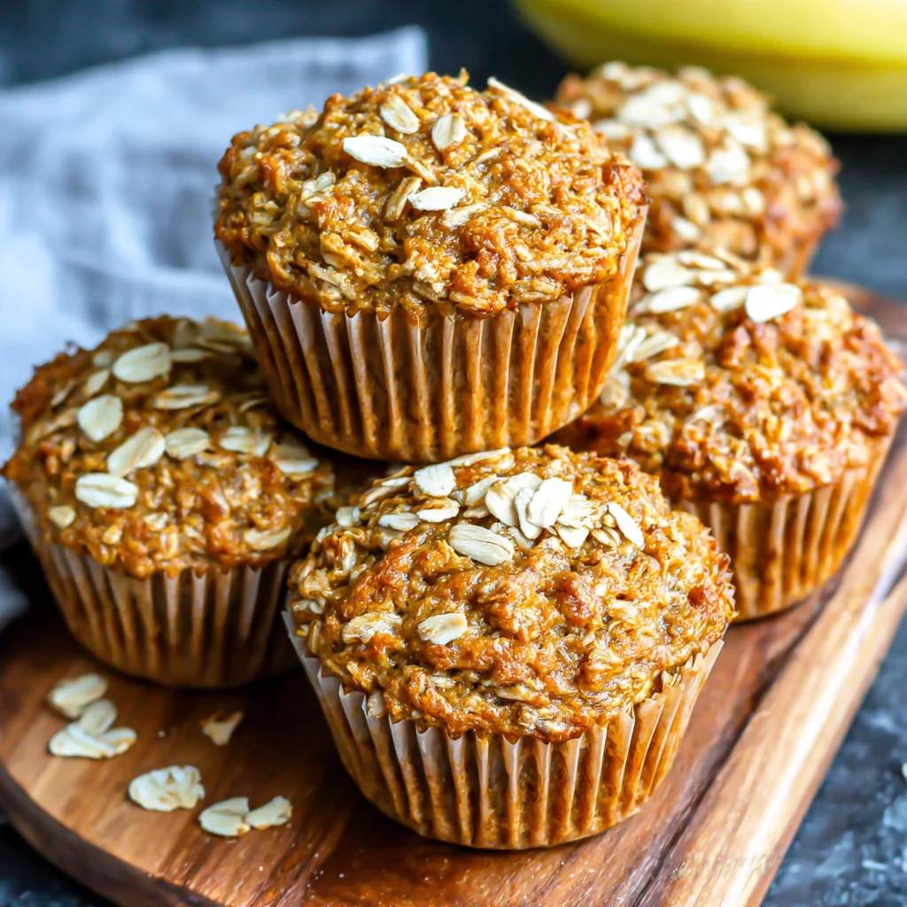 Banana Oatmeal Muffins