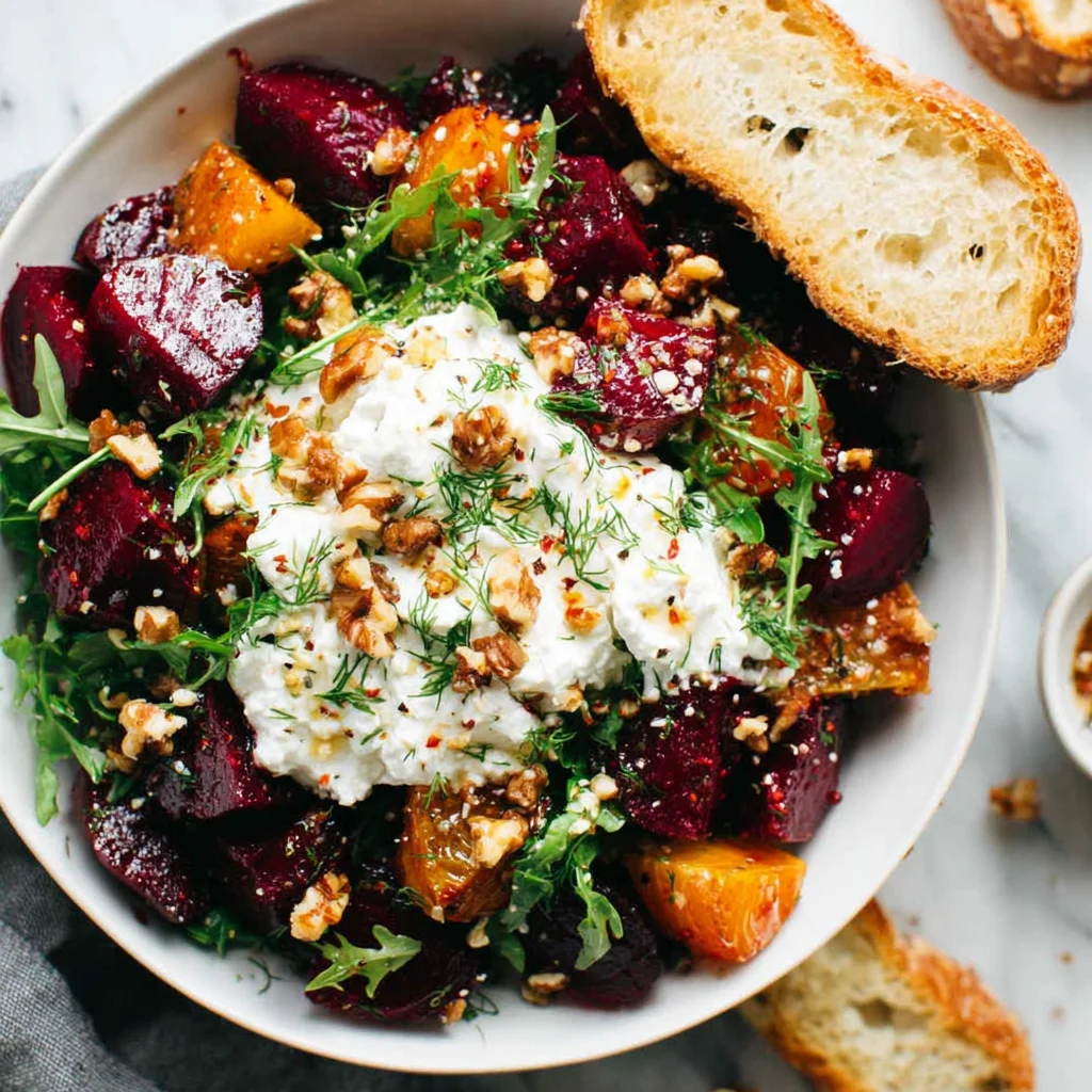 Beet Burrata Salad