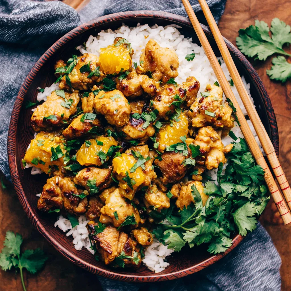 Cilantro Orange Chicken