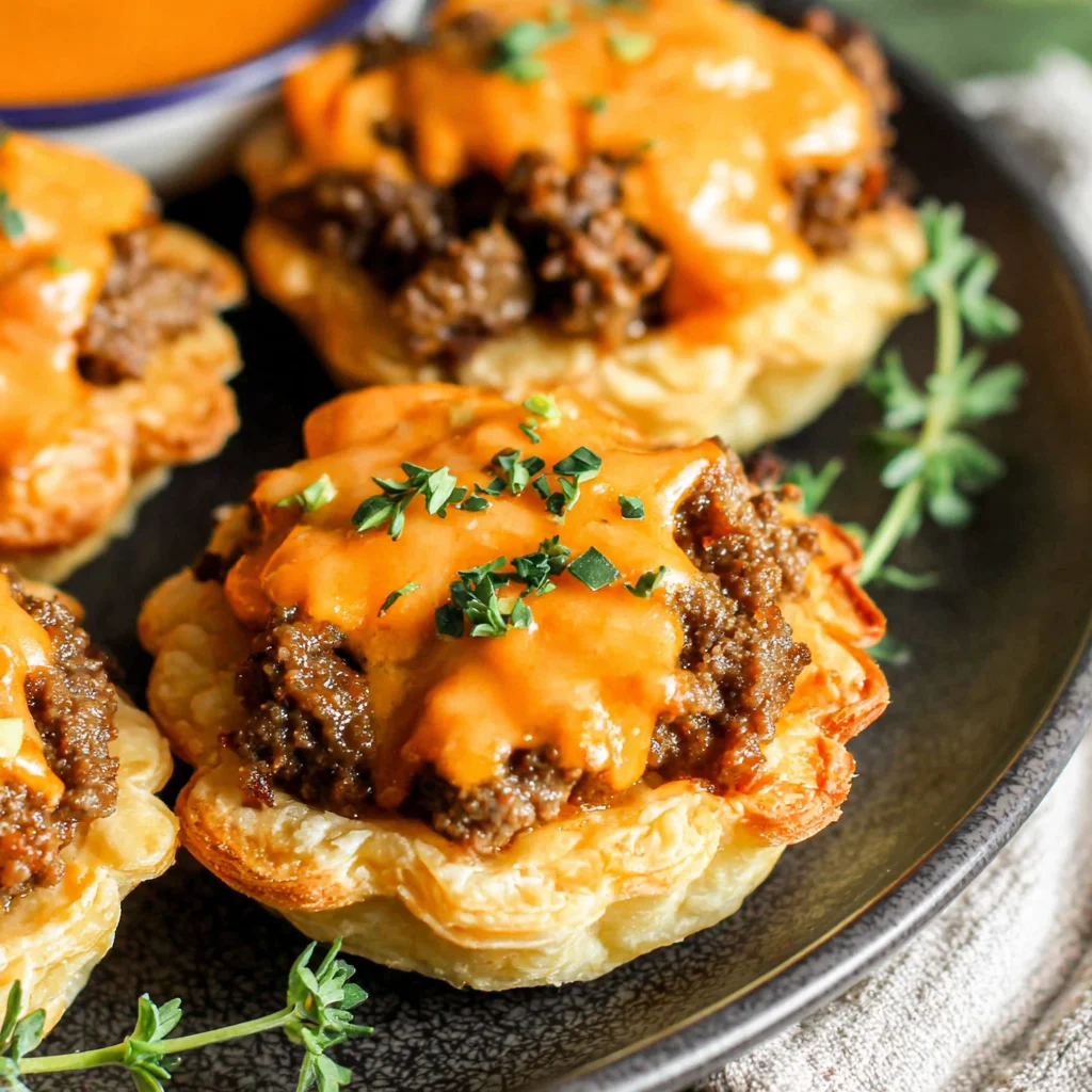 Easy Cheeseburger Tarts