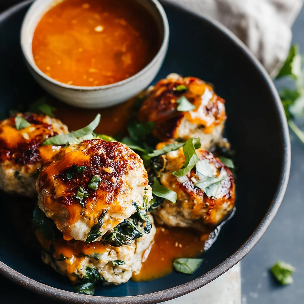 Ginger Chicken Meatball Sandos