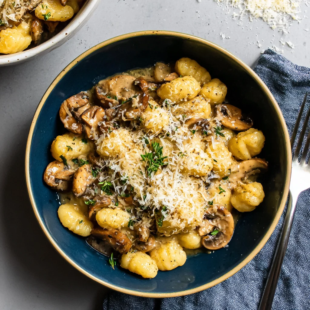 Gnocchi Mushroom Sauce