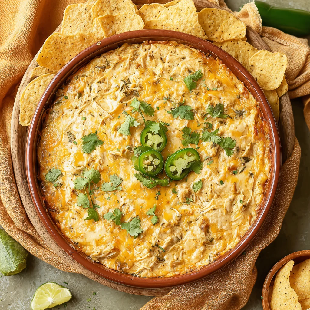 Green Chile Chicken Dip