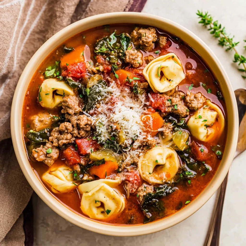 Sausage Tortellini Soup