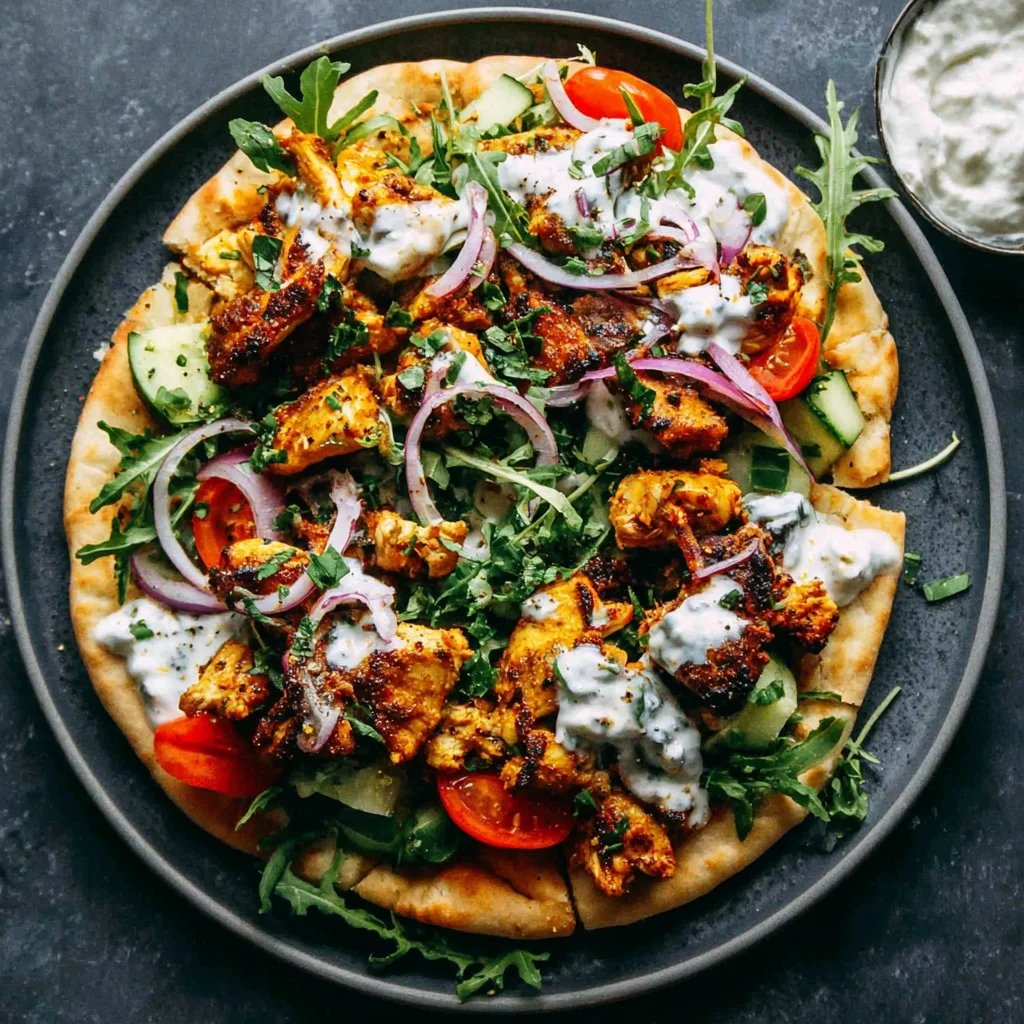 Sheet Pan Chicken Pitas