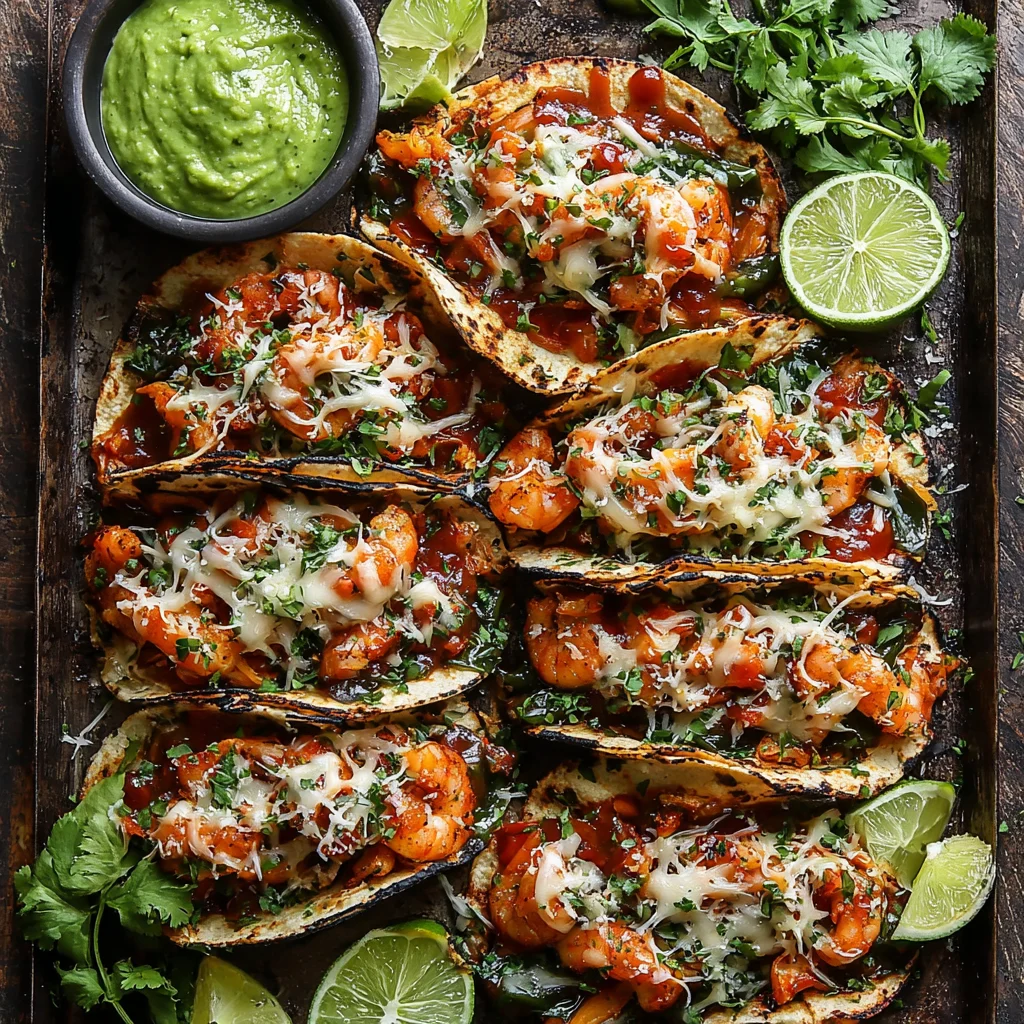 Shrimp Poblano Tacos