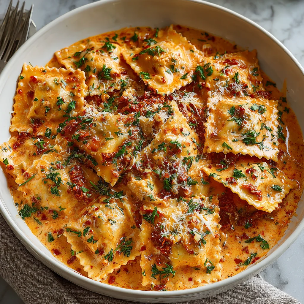 Sun-Dried Tomato Ravioli