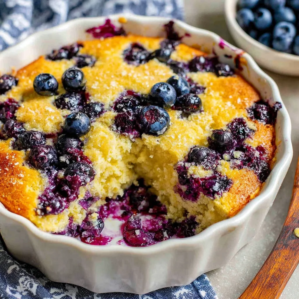 Blueberry Spoon Cake