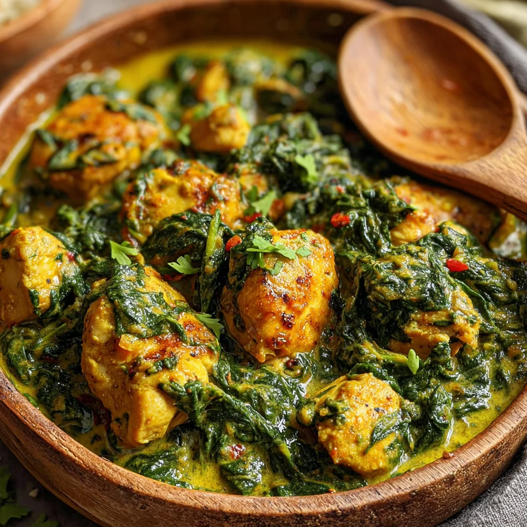 Chicken Spinach Curry