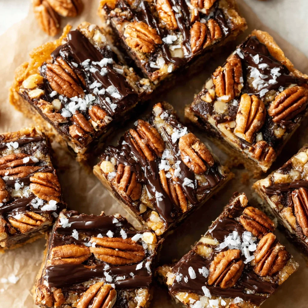 Chocolate Pecan Pie Bars