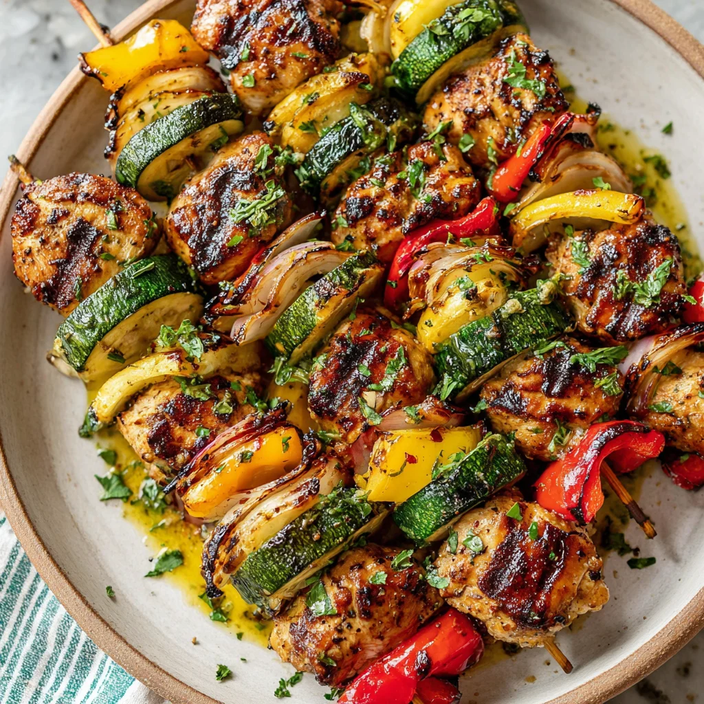 Grilled Chicken Kabobs