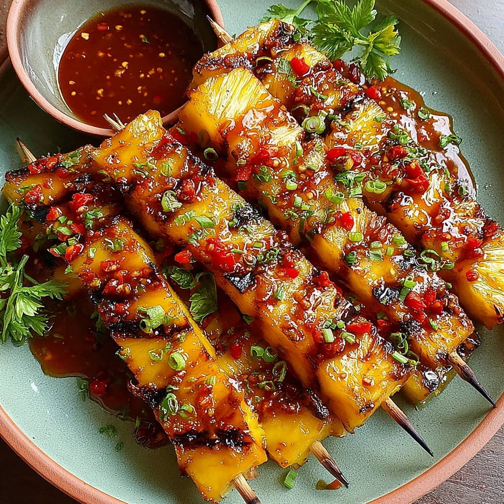 Grilled Pineapple Skewers