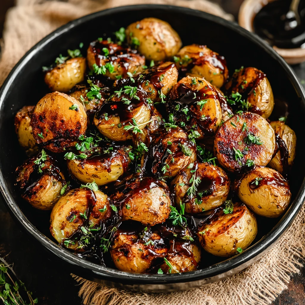 Honey Balsamic Roasted Potatoes