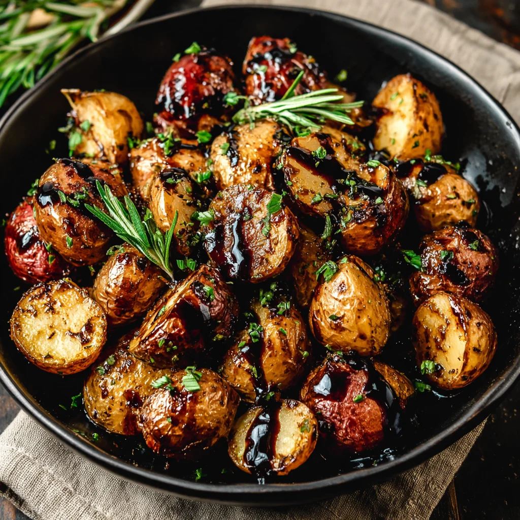 Honey Balsamic Roasted Potatoes