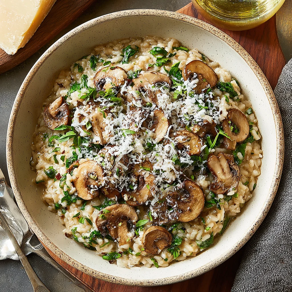Instant Pot Mushroom Risotto