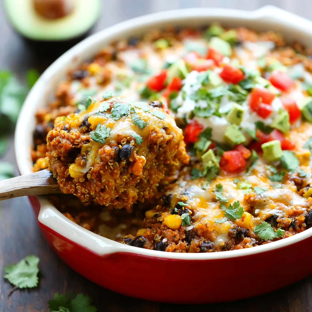 Quinoa Enchilada Casserole