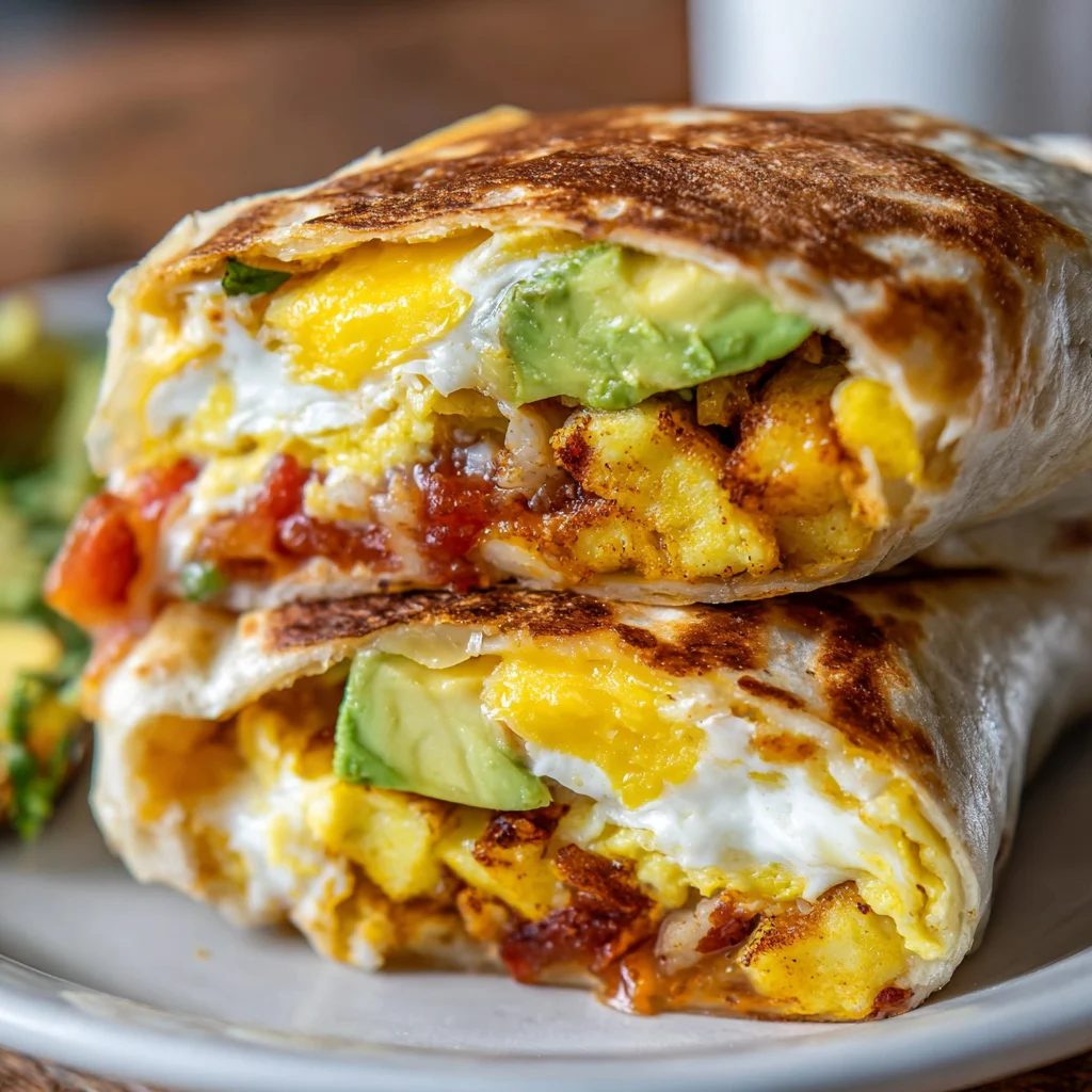 Sheet Pan Breakfast Burritos
