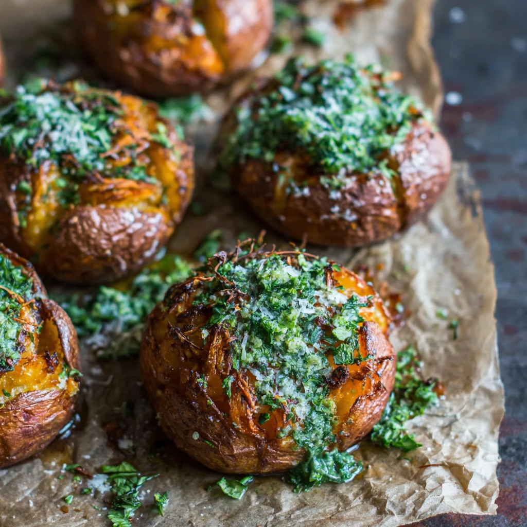 Smashed Crispy Potatoes