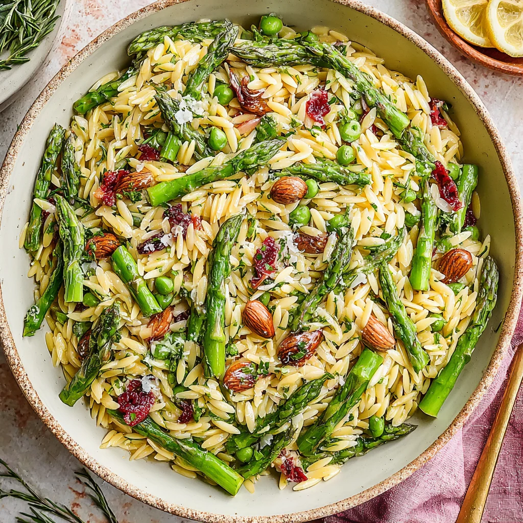 Asparagus Orzo Salad