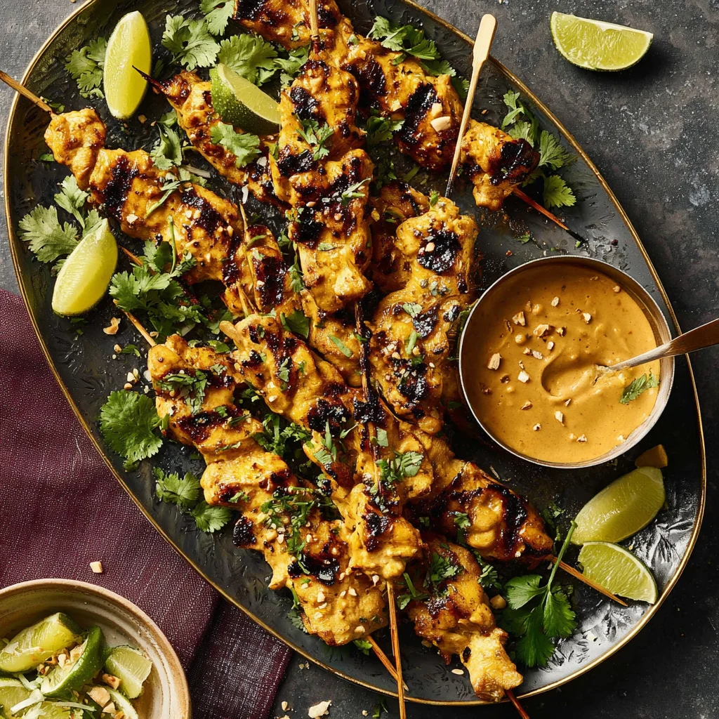 Chicken Satay Peanut Sauce