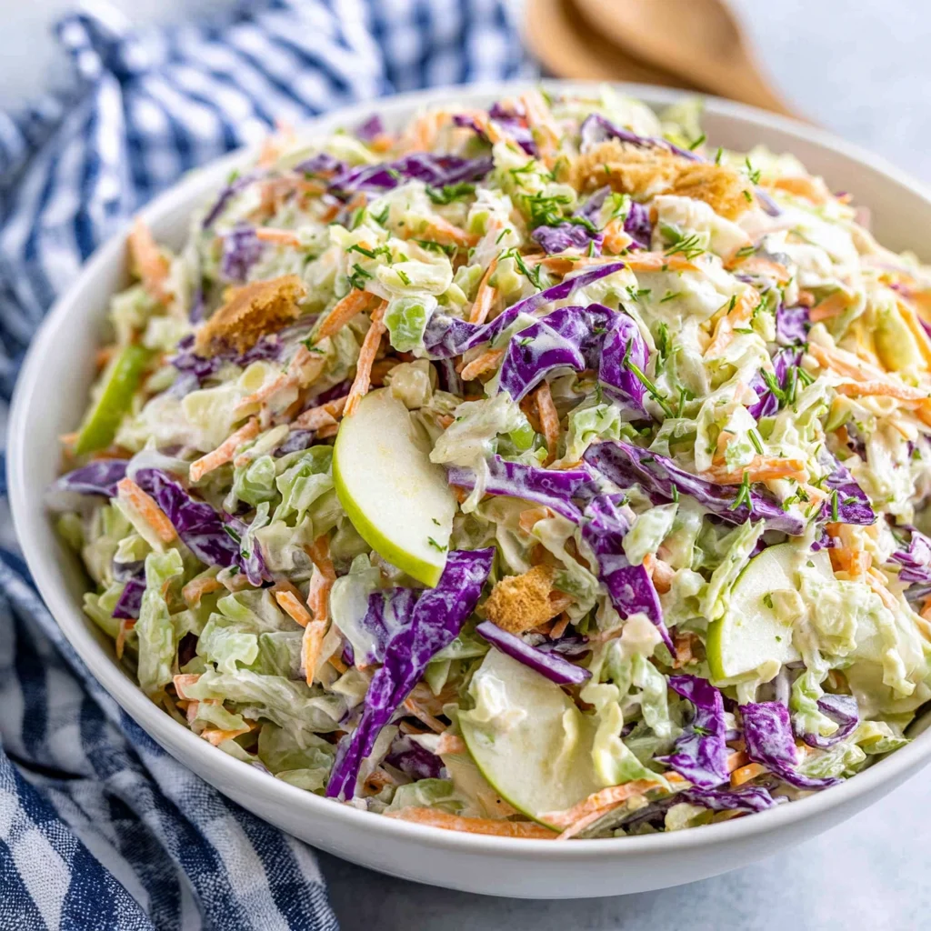 Healthy Apple Coleslaw